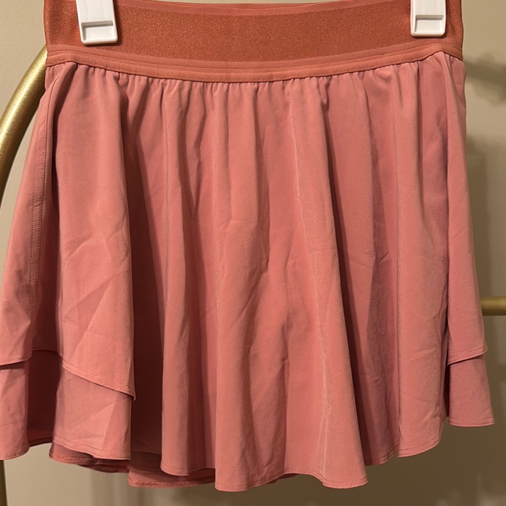 Lululemon Pleated Pink Tennis Skirt Long